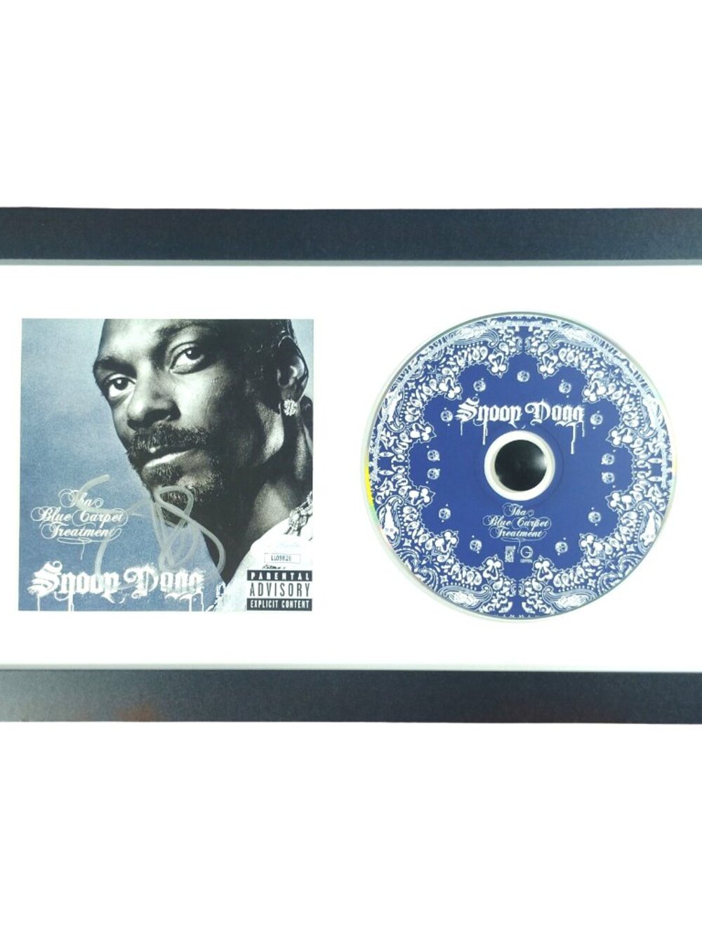 Snoop Dogg Signed Tha Blue Carpet Treatment CD Framed JSA
